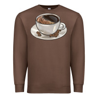 Chestnut coffee  americano Premium Sweatshirt - BarkalooDesign