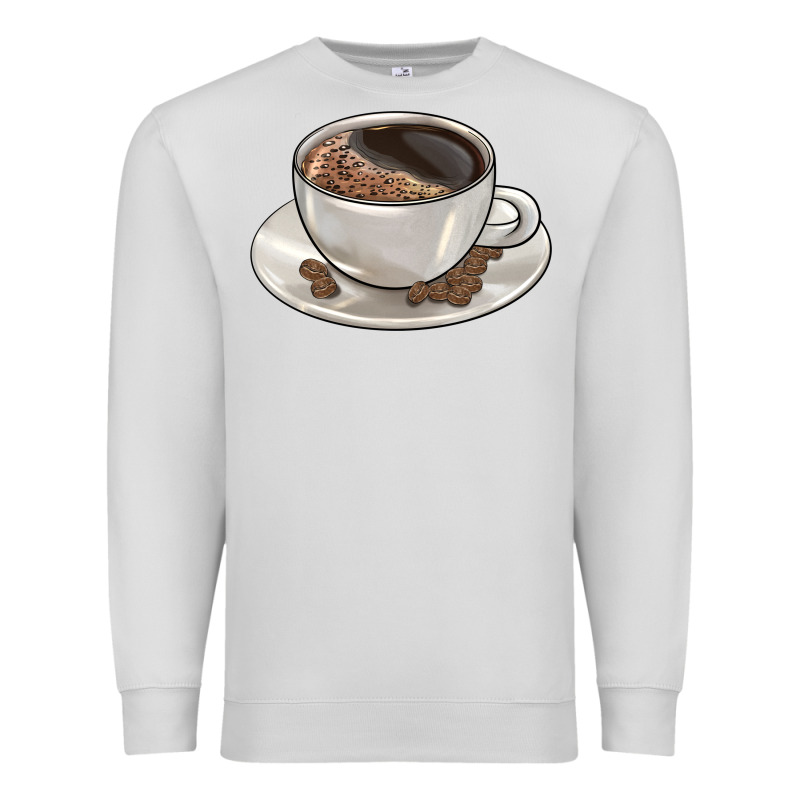 Coffee  Americano Premium Sweatshirt by BarkalooDesign | Teevron