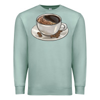 Seafoam coffee  americano Premium Sweatshirt - BarkalooDesign
