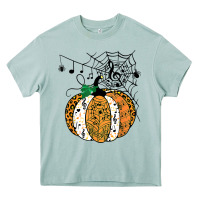 Arona halloween pumpkin music symbols music teacher halloween t shirt copy Heavy Core Tee - trangStudio