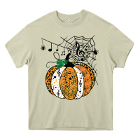 Mossy halloween pumpkin music symbols music teacher halloween t shirt copy Heavy Core Tee - trangStudio