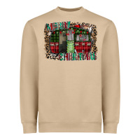 Mushroom merry christmas caravan Heavyweight Sweatshirt - CowhideDigitalArt
