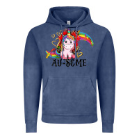 Vintage Denim Au-some Vintage Hoodie - CowGirlArtShop