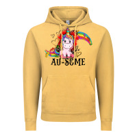 Vintage Mustard Au-some Vintage Hoodie - CowGirlArtShop