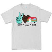 Dove Grey Peace Love Camp Premium Tee - Bettercallsaul