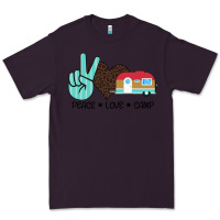 Plum Peace Love Camp Premium Tee - Bettercallsaul