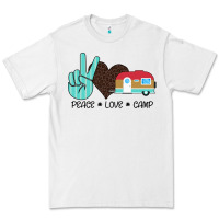 White Peace Love Camp Premium Tee - Bettercallsaul