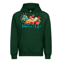 Forest Green teacher life Urban Hoodie - AdoDesignShop