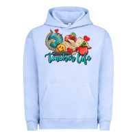 Pigment Grape Ice teacher life Urban Hoodie - AdoDesignShop