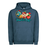 Pigment Midnight Navy teacher life Urban Hoodie - AdoDesignShop