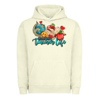 Pigment Pistachio teacher life Urban Hoodie - AdoDesignShop