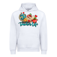 White teacher life Urban Hoodie - AdoDesignShop