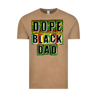 Vintage Coffee dope black dad Vintage Tee - CowGirlArtShop