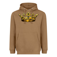 Toasted Coconut crown Heavyweight Hoodie - BarkalooDesign