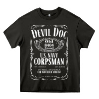 Asphalt corpsman 8404 devildoc gift for corpsman t shirt Heavy Core Tee - trangStudio