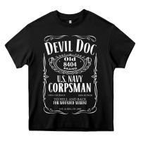 Black corpsman 8404 devildoc gift for corpsman t shirt Heavy Core Tee - trangStudio