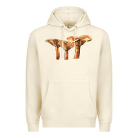 Sandshell Lactarius Rufus Mushroom Illustrations Premium Hoodie - LillyAllenDesigns