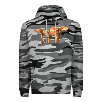 Slate Camo Lactarius Rufus Mushroom Illustrations Premium Hoodie - LillyAllenDesigns