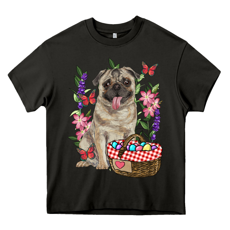 Easter Pug Heavy Core Tee by RanaPortraitStore | Teevron