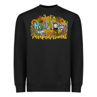 Black just small town paraprofessional Heavyweight Sweatshirt - CowhideDigitalArt