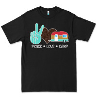 Black Peace Love Camp Premium Tee - Bettercallsaul
