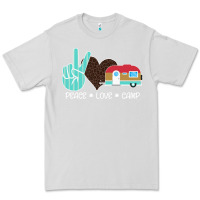 Dove Grey Peace Love Camp Premium Tee - Bettercallsaul