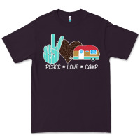Plum Peace Love Camp Premium Tee - Bettercallsaul