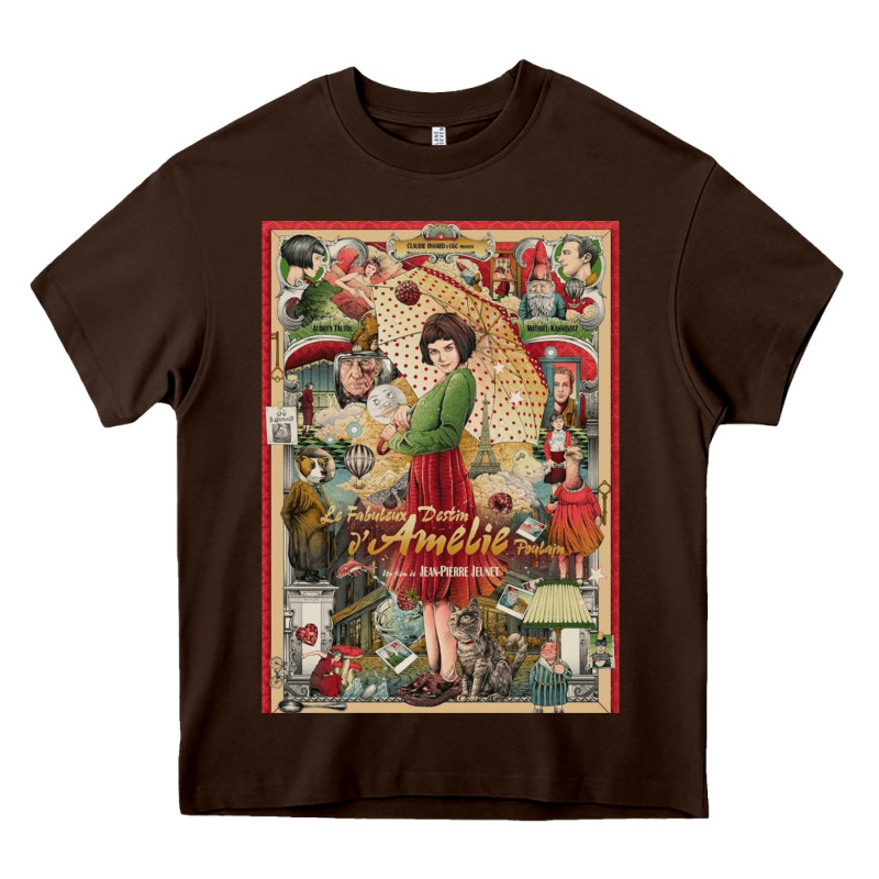 Amelie 2001 Movies Poster Heavy Core Tee by trangStudio | Teevron