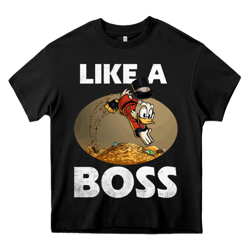 Like A Boss Duck Tales Art Gift For Fans Heavy Core Tee by trangStudio | Teevron