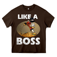 Chocolate Brown like a boss duck tales art gift for fans Heavy Core Tee - trangStudio