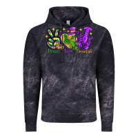 Cloud Black Peace Love Crawfish Vintage Hoodie - HowdyJamesFarm