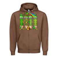 Chestnut st. patrick's day teacher pencils Zipper Hoodie - Artiststas