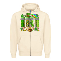 Sandshell st. patrick's day teacher pencils Zipper Hoodie - Artiststas