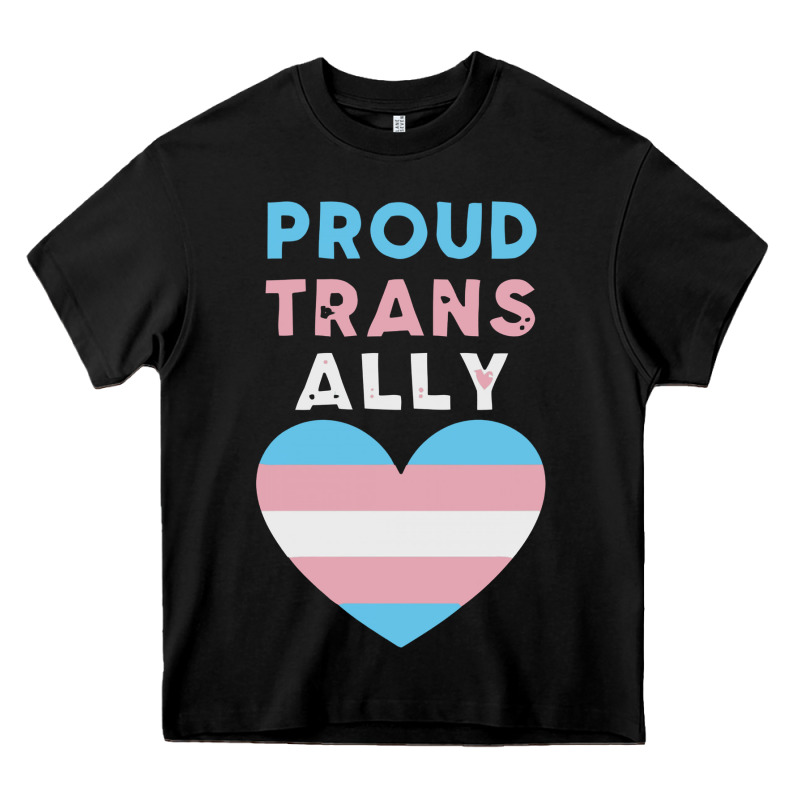 Proud Trans Ally Transgender Heavy Core Tee by trangStudio | Teevron