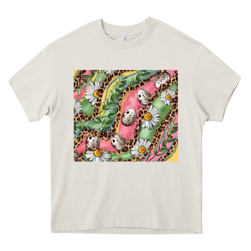 Easter Quail Egg And Daisy Heavy Core Tee by RanaPortraitStore | Teevron
