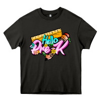 Asphalt hello pre k Heavy Core Tee - JahusDesignShop