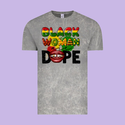 Black Woman Are Dope Vintage Tee Designed By Cowgirlartshop
