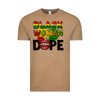 Vintage Coffee black woman are dope Vintage Tee - CowGirlArtShop