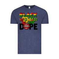 Vintage Denim black woman are dope Vintage Tee - CowGirlArtShop