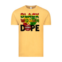Vintage Mustard black woman are dope Vintage Tee - CowGirlArtShop