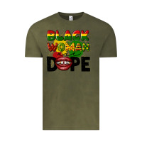 Vintage Olive black woman are dope Vintage Tee - CowGirlArtShop