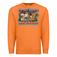 Carrot all you need is love & coffee Premium Sweatshirt - BarkalooDesign