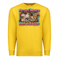 Lemon all you need is love & coffee Premium Sweatshirt - BarkalooDesign