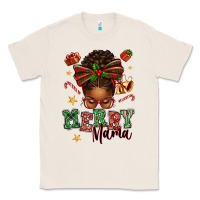 Natural merry mama afro messy bun Classic Tee - texasbilliewilder