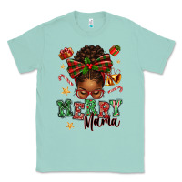 Seafoam merry mama afro messy bun Classic Tee - texasbilliewilder