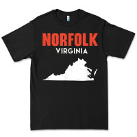 Black norfolk virginia usa state america travel virginian Premium Tee - trangStudio
