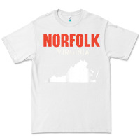 White norfolk virginia usa state america travel virginian Premium Tee - trangStudio