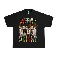 Black merry and bright Urban Heavy Tee - CowGirlArtShop