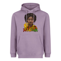 Lavender juneteenth black boy Heavyweight Hoodie - BarkalooDesign