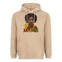 Mushroom juneteenth black boy Heavyweight Hoodie - BarkalooDesign